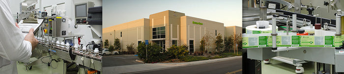 Building of supplement manufacturer Natura Genics® showing quality control and production of health supplements