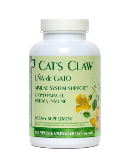 Cats claw, una de gato supplement bottle