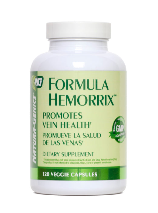 Bottle of Natura-Genics Formula Hemorrix for Hemorrhoid Relief Support