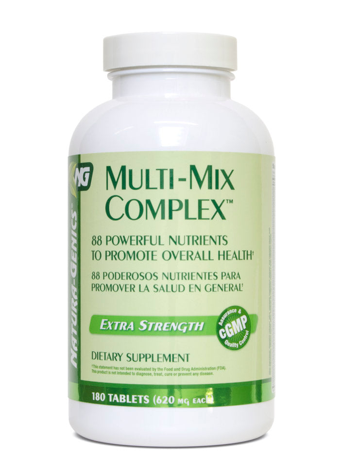 Multi-Mix Complex - Extra Strength Multivitamin (180 Tablets)– Health ...
