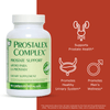Prostalex Complex supplement bottle with health benefits on a red background
