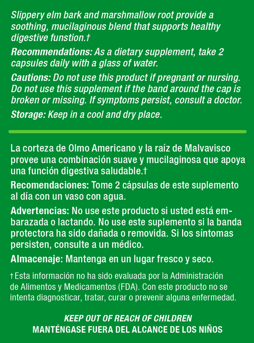 Slippery elm product recommendations with usage cautions for digestive support and gut comfort.