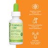 bottle of formula cbr liquid supplement with benefit icons: supports kidney health and stone breakdown, supports gallbladder health and stone breakdown, promotes overall urinary tract health