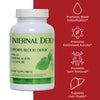 Internal Detox bottle with benefit icons promotes blood detoxification, promotes antioxidant activity, promotes toxin removal, supports liver health 